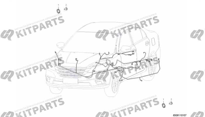 Жгут проводов кузова Lifan