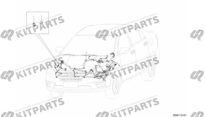 Жгут проводов моторного отсека Lifan