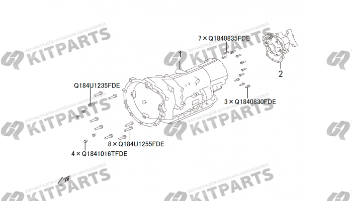 Кпп KW08-15-1 Haval