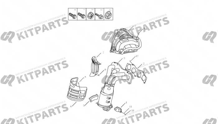 EXHAUST MANIFOLD# Geely Emgrand X7