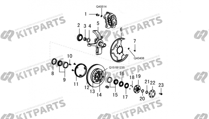 Поворотный кулак 4WD Haval