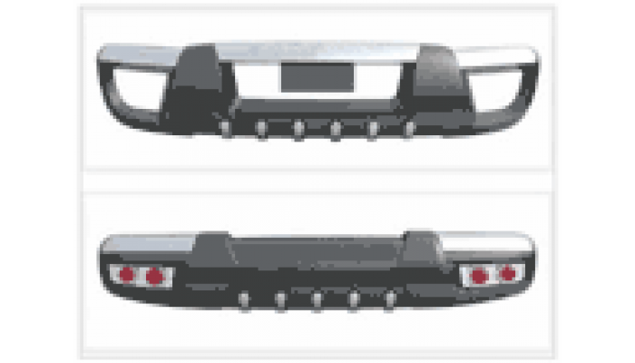 Запчасти Защита переднего, заднего бампера