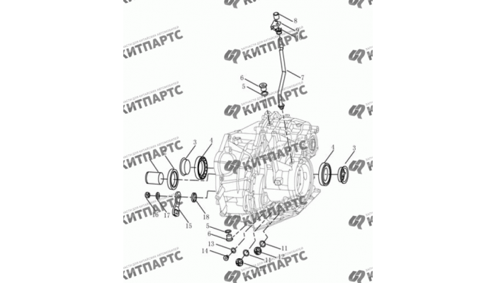 Корпус вариатора Geely